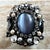Vintage Erickson Beamon Smokey Gemstone Bracelet Cuff For Sale - Image 11 of 12