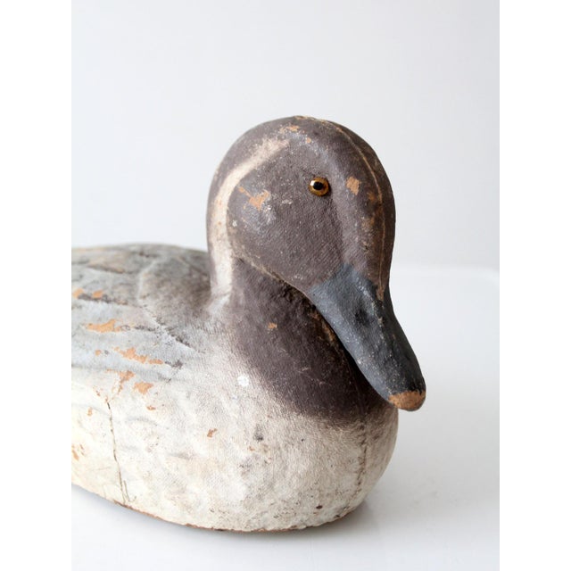 Vintage Carry Lite Mallard Hen Duck Decoy For Sale - Image 6 of 12