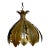 Vintage MCM Danish Holm Sorensen Torch Cut Chandelier For Sale
