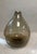 Large “Blomkulla” bulbous amber colored glass carafe designed by Kjell Bloomberg for Gullaskuf, Sweden. There is no makers...