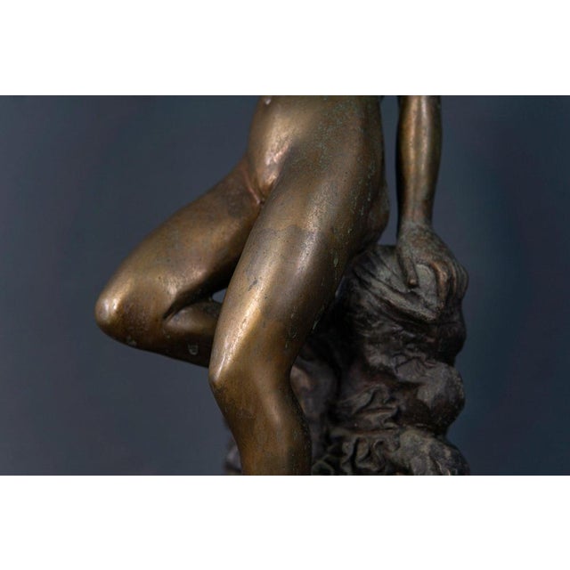 Metal Vintage Bronze Sculpture, 1900s For Sale - Image 7 of 18