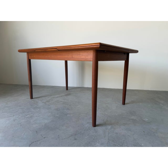 Wood 1960s Danish Modern Teak Extending Dining Table by Am Ansager Møbler For Sale - Image 7 of 12