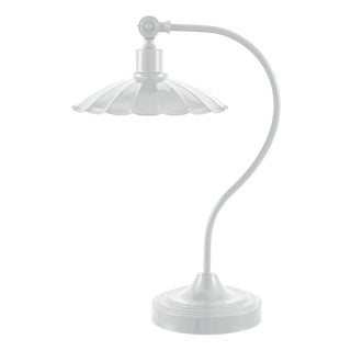 Pavona Accent Table Lamp White For Sale