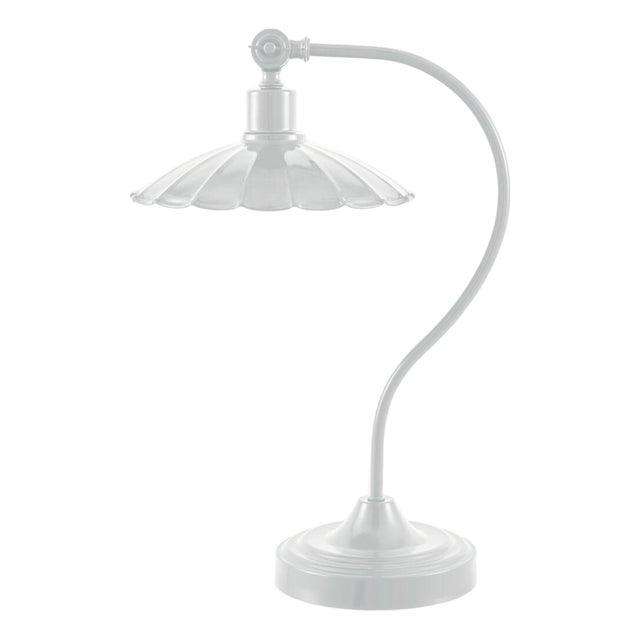 Pavona Accent Table Lamp White For Sale