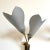 Pair of Italian Mid-Century Modern Sculptural Flower Sconces, Brass, 1940s For Sale - Image 9 of 12