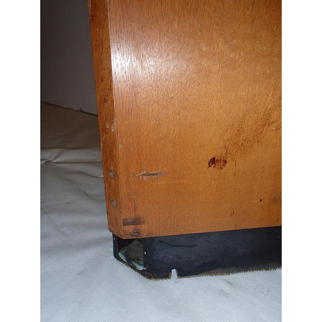 Wood Bauhaus Corner Display Case For Sale - Image 7 of 18