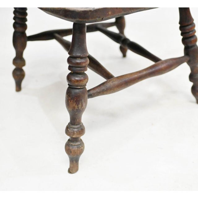 Set of Windsor Armchairs His and Hers in Oak, 1860s For Sale - Image 11 of 13