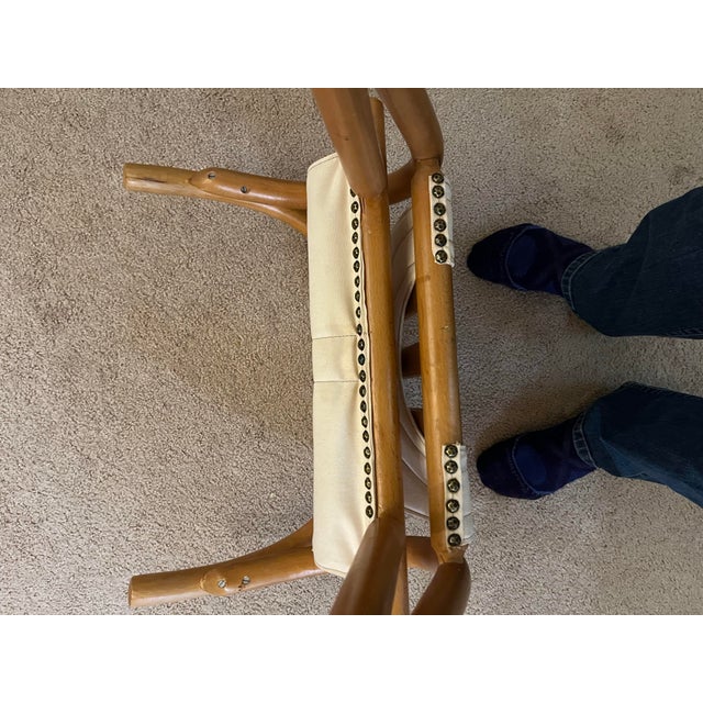 Thonet 1960s Vintage Thonet Style Mid-Century Modern Brentwood Horseshoe Folding Chair For Sale - Image 4 of 5