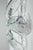 White Vintage White & Clear Murano Flush Mount or Wall Sconce For Sale - Image 8 of 10