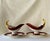 Metal Antique Pirkenhammer Ruby Red Porcelain Sauce Boats With Gilt Bacchus Handles — Pair For Sale - Image 7 of 18