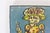 Textile Vintage Mexican Day of the Dead Folk Art Painting For Sale - Image 7 of 11