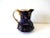 Mason's Ironstone Antique Mason's Staffordshire Ironstone Mazarine Cobalt Blue Pitcher W/ Enamel & Gilt Floral Sprigs Serpent "Hydra" Handle 1813-1820 For Sale - Image 4 of 13