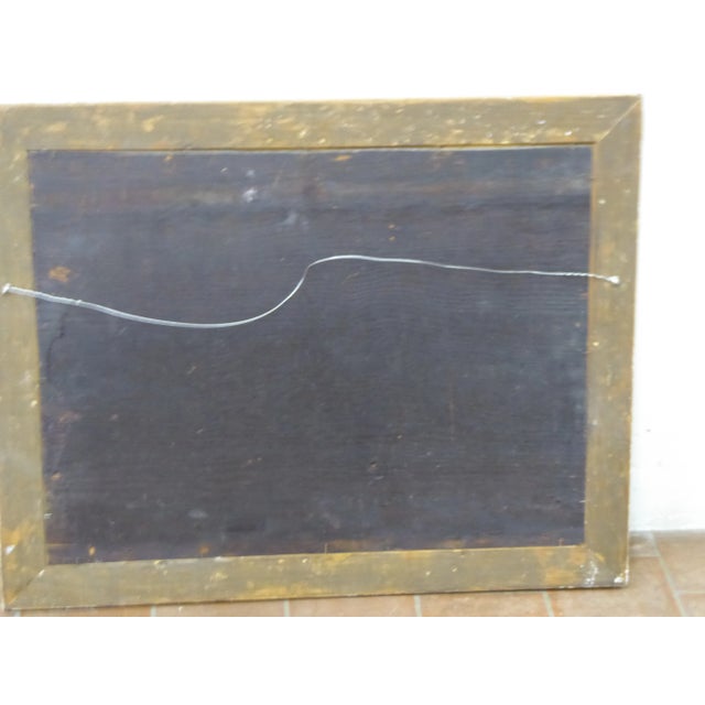18th Century Flemish Giltwood Framed Oil on Canvas For Sale - Image 4 of 5