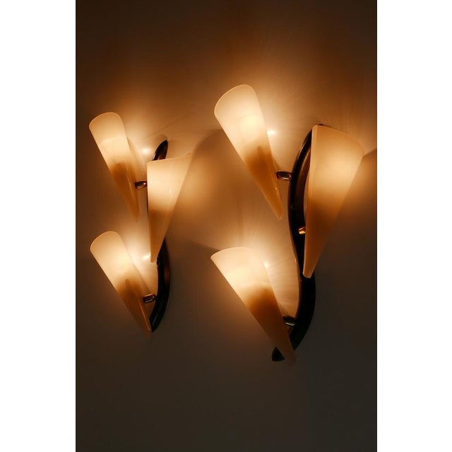 Mid-Century Modern Sconces or Wall Lamps, Germany, 1950s, Set of 2 For Sale - Image 11 of 18