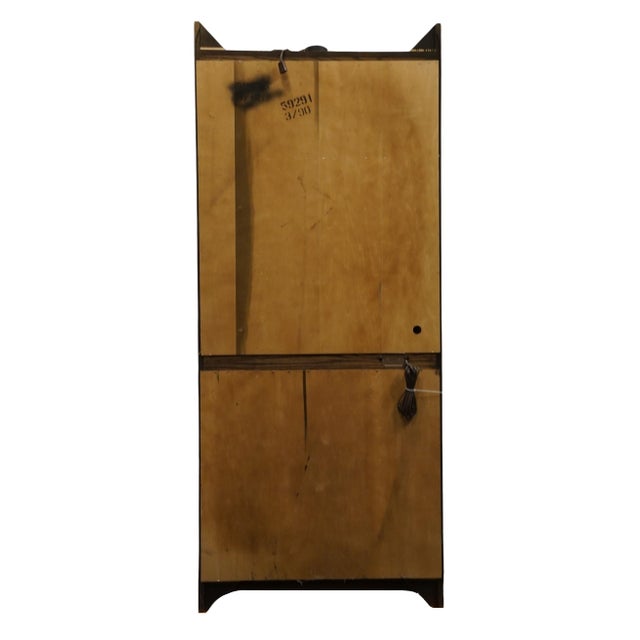 Hammary Furniture American Traditional Solid Oak 32" Lighted Open Bookcase Wall Unit 59291 For Sale - Image 10 of 12