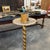 Mid 20th Century Spanish Wrought Iron Floor Candlestick W/ Gold Wash For Sale - Image 9 of 12