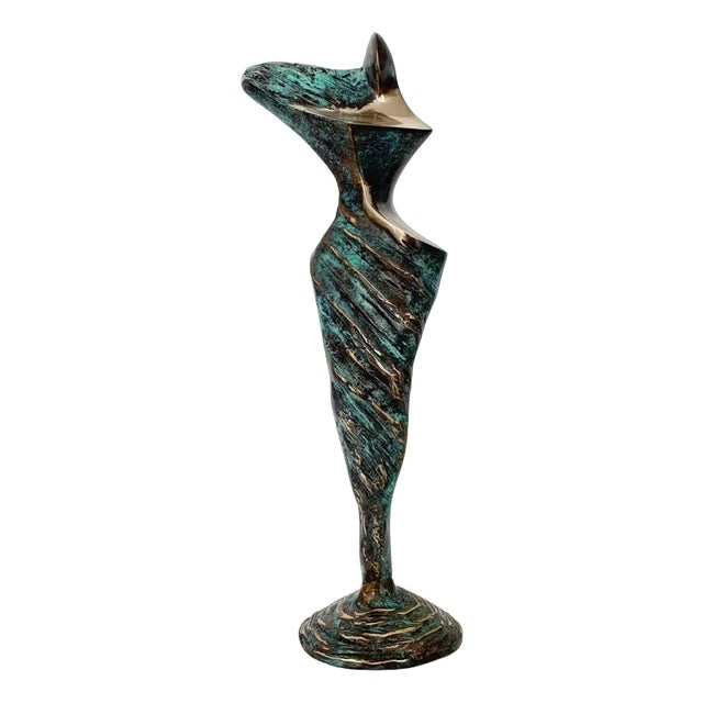 Stanislaw Wysocki, A Lady, Limited Edition Bronze Sculpture, 2005 For Sale