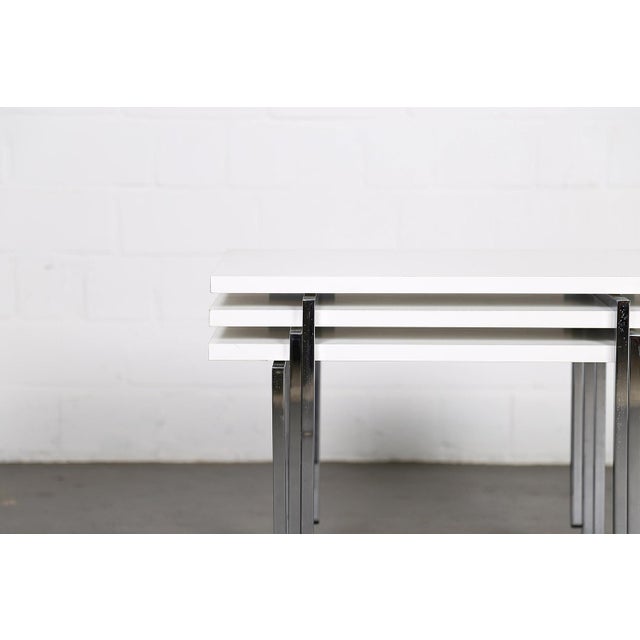 Modern Stacking Tables by Trix & Robert Haussmann for Swiss Form, 1960s For Sale - Image 6 of 17