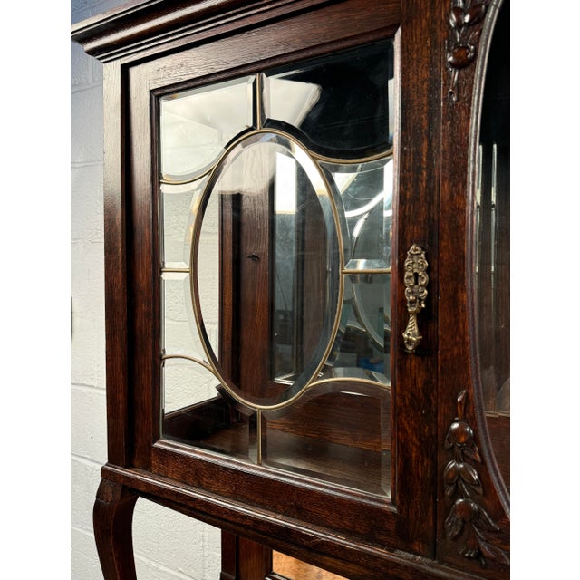Mid 20th Century Wood and Marble Hutch For Sale - Image 10 of 12