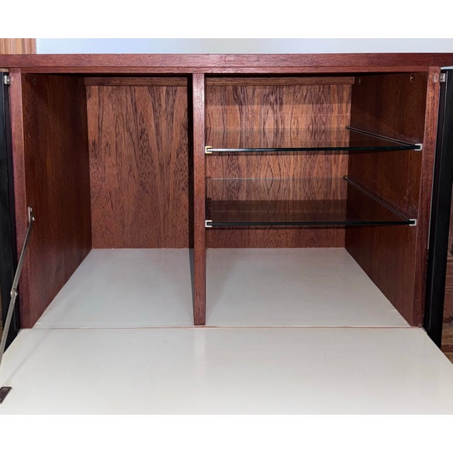 1950s Rare Mid-Century Florence Knoll Mobile Bar Cabinet for Knoll International Stuttgart For Sale - Image 5 of 12