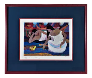 Mario Cespedes, Untitled, Two Women, Circa 1990