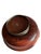 2000 - 2009 Tibetan Burl Wood and Silver-Lined Libation Bowl For Sale - Image 5 of 7