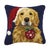 A festive way to spruce up your home for the holidays and winter season! 100% wool hooked throw pillow / accent pillow....