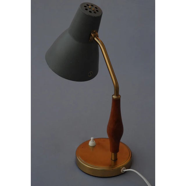 Mid-Century Modern Swedish Model E1179 Table Lamp from Asea, 1950s For Sale - Image 6 of 11