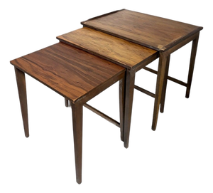 Mid-Century British Walnut Nesting Tables from Gordon Russell, Set of 3