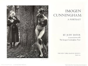 Signed Judy Dater Imogen and Twinka at Yosemite Original 1979 Imogen Cunningham: A Portrait Poster