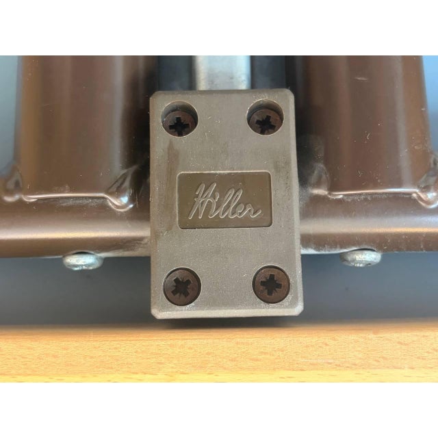 Folding Tables in Beech and Steel from Hiller For Sale - Image 12 of 15