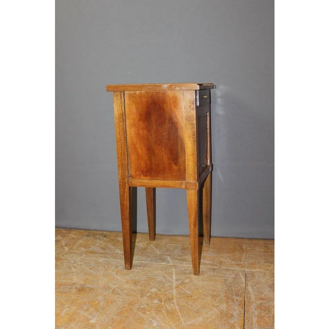 Vintage Bedside Table in Walnut For Sale - Image 4 of 10