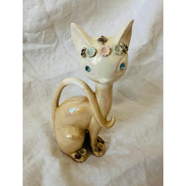 Vintage Lefton Cat Figurine For Sale In Palm Springs - Image 6 of 7