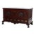 Antique Continental Chippendale Carved Mahogany 3-Drawer Mule Chest C1880 For Sale
