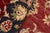 Textile Oriental Ziegler Red Blue Hand-Knotted Wool Rug - 8'0'' X 9'9'' For Sale - Image 7 of 8