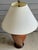 Mid-Century Modern Late 20th Century Pair of Wildwood Mid-Century Modern Brass Wood Table Lamps With Original Shades For Sale - Image 3 of 12