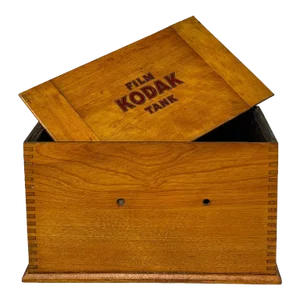 Antique Farmhouse Maple Jointed Storage Tool Box