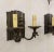 Restored Traditional Bronze 2 Arm Wall Sconces For Sale - Image 4 of 7