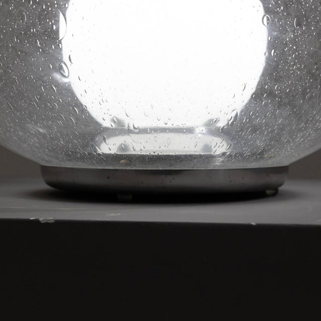 Table Lamp with Pulegoso Glass, 1960s For Sale - Image 9 of 10