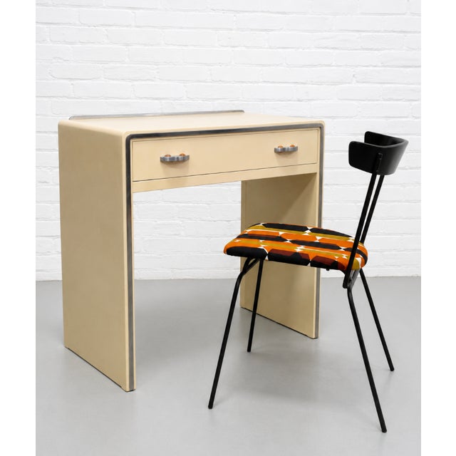 Mid Century + Art Deco Metal Desk / Console by Simmons Furniture Co., C. 1950s For Sale In New York - Image 6 of 13