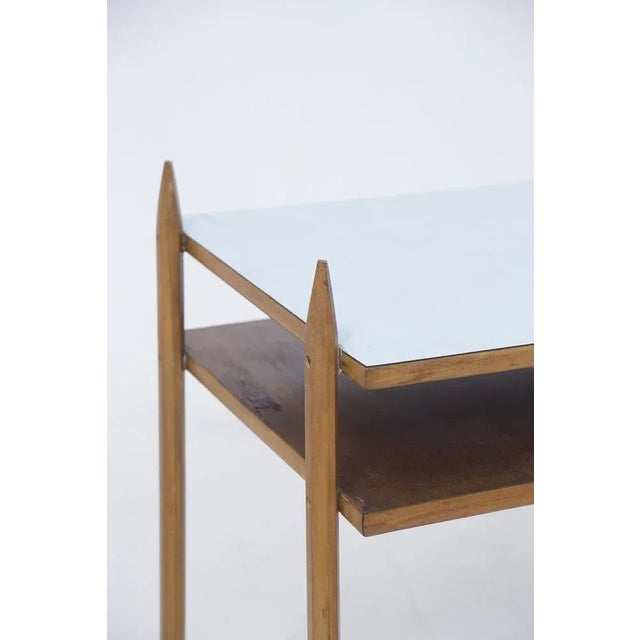 Blue Mid-Century Italian Desk in Wood and Laminate, 1950s For Sale - Image 8 of 11