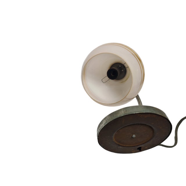 Art Deco Bedside Lamp, Belgium, 1950s For Sale - Image 9 of 14