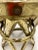 Brass X-Stool From Sarreid Ltd. Made in Hong Kong For Sale - Image 11 of 13