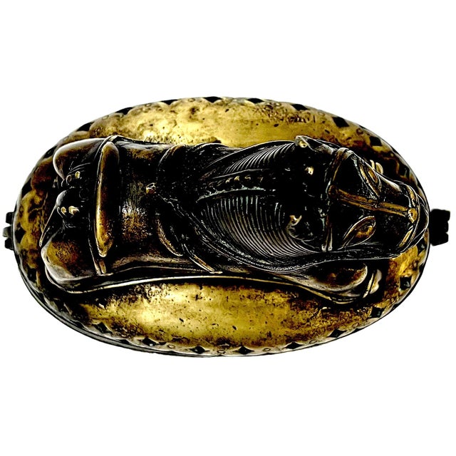 Bronze Antique Asian Bronze Horse Censer/Storage Box For Sale - Image 8 of 11