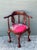 Brown Vintage Claw and Ball Corner Chair For Sale - Image 8 of 12