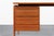 Danish Modern Floating Top Teak Executive Desk by g.v. Mobler For Sale - Image 4 of 14