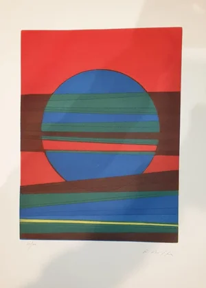 Plate III from Suns/Landscapes - Original Etching by R. Crippa - 1971/72 1971/72