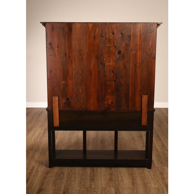 Stephen Von Hohen Country Style Pine Stepback Hutch For Sale - Image 16 of 18