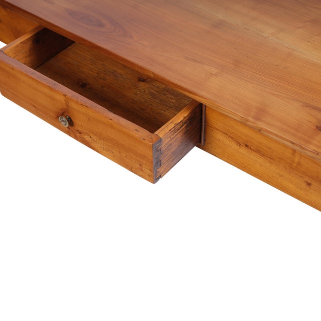 Table/dining table/refectory table/desk Southern Germany, late Biedermeier around 1850 made of cherry wood Original...