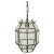 1950s Lantern Ceiling Light in Brass and Beveled Glass in the style of Adolf Loos, Italy, 1950s For Sale - Image 5 of 11